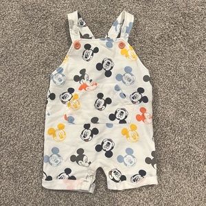 Disney Mickey mouse overalls 12 months